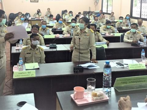 รูปภาพการประชุมสภาองค์การบริหารส่วนตำบลหนองชัยศรี สมัยสามัญ สมัย