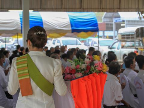 พิธีเจริญพระพุทธมนต์เจริญภาวนา