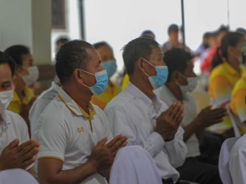 พิธีเจริญพระพุทธมนต์เจริญภาวนา