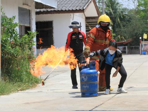 โครงการฝึกซ้อมแผนป้องกันภัย