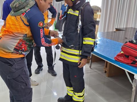 ฝึกซ้อมแผนป้องกัน ประจำปีงบประมาณ2568