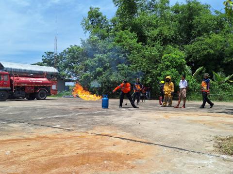 ฝึกซ้อมแผนป้องกัน ประจำปีงบประมาณ2568