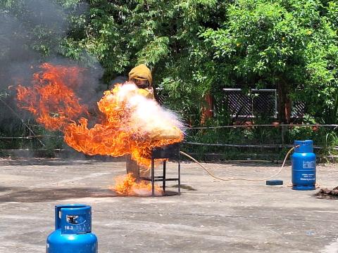 ฝึกซ้อมแผนป้องกัน ประจำปีงบประมาณ2568