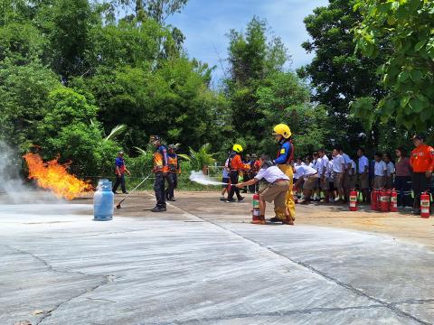 ฝึกซ้อมแผนป้องกัน ประจำปีงบประมาณ2568