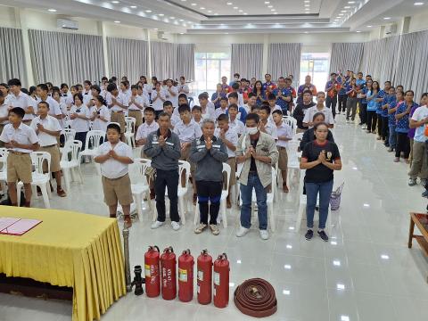 ฝึกซ้อมแผนป้องกัน ประจำปีงบประมาณ2568