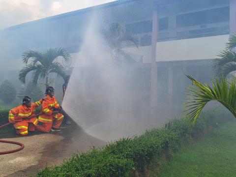 ฝึกซ้อมแผนป้องกัน ประจำปีงบประมาณ2568