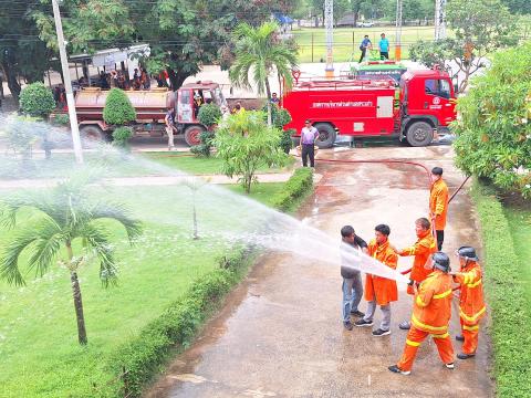 ฝึกซ้อมแผนป้องกัน ประจำปีงบประมาณ2568
