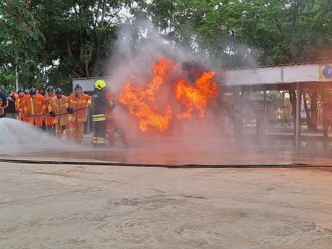 ฝึกซ้อมแผนป้องกัน ประจำปีงบประมาณ2568(2)