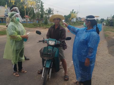 รวมรูปภาพ : ตำบลหนองชัยศรี ร่วมป้องกันการแพร่ระบาดของเชื้อไวรัสโ