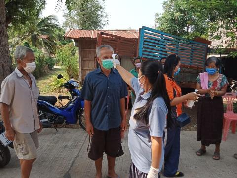 รวมรูปภาพ : ตำบลหนองชัยศรี ร่วมป้องกันการแพร่ระบาดของเชื้อไวรัสโ